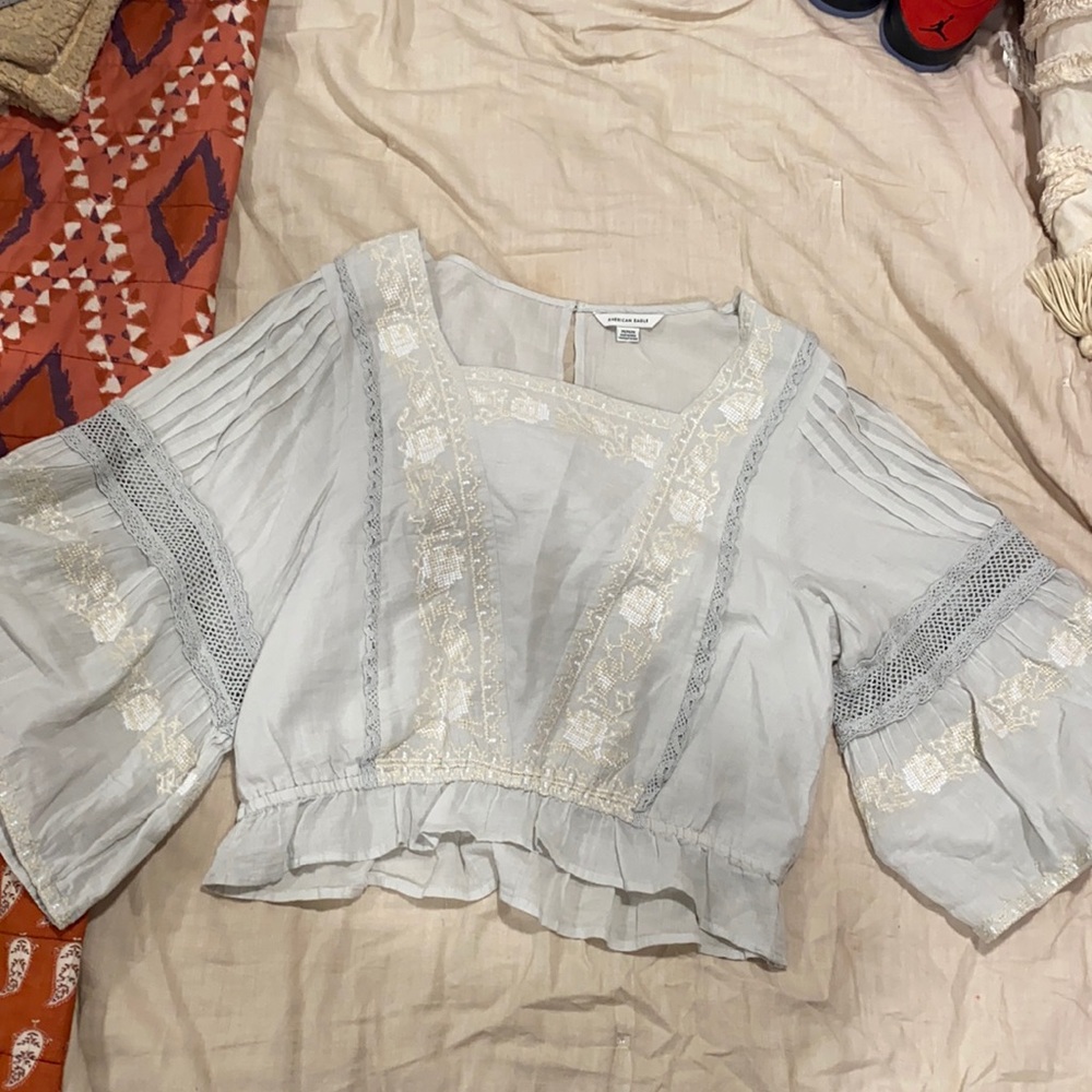 embroidered top
